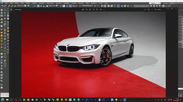 Автомобильная визуализация. BMW M4 F82 (Automotive visualisation BMW M4 F82) RUS смотреть онлайн