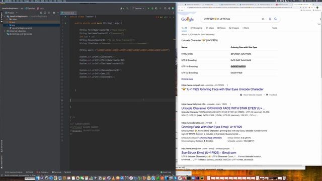 How to make Emoji in Java with IntelliJ как запрограммировать смайлик в java на intellij idea смотреть онлайн