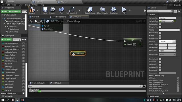 Создаём ШКАЛУ ВЫНОСЛИВОСТИ - Создание игры в Unreal Engine. Урок 32 смотреть онлайн