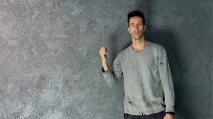 Декоративная штукатурка карта мира на основе микроцемента