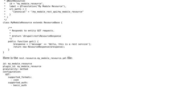 Drupal: Class declaration error when using ResourceBase смотреть онлайн