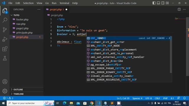 Programmation PHP - Episode 7 :Les variables смотреть онлайн