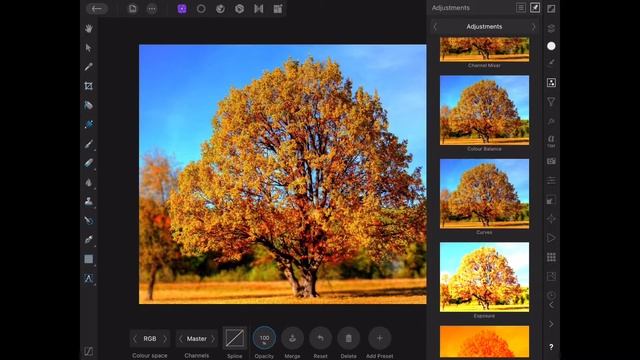 Affinity Photo - iPad Tutorial - Curves Adjustment смотреть онлайн