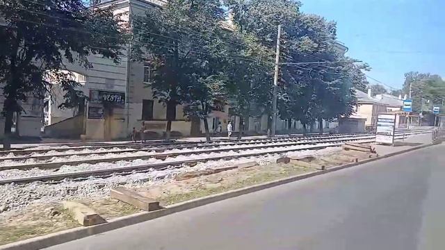 Как происходит ремонт трамвайных путей на улице Металлургов? Данные на 23.08.2022 смотреть онлайн