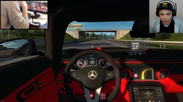EKSTRA ÖZELLİKLİ MERCEDES SLS AMG [Thrustmaster T300RS Ile ETS 2]