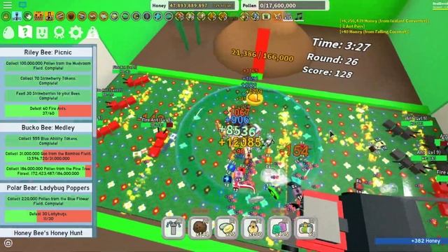 Completing 100 Riley Bee Quests! (Roblox Bee Swarm Simulator) смотреть онлайн