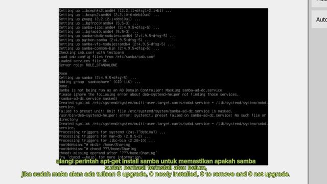 KONFIGURASI SAMBA DI DEBIAN 10 смотреть онлайн