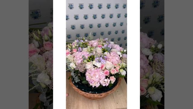 Сборка корзины с цветами! Сборная корзина! смотреть онлайн