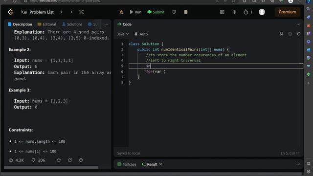 1512. Number of Good Pairs | October | C++ | Java | Python 3 смотреть онлайн