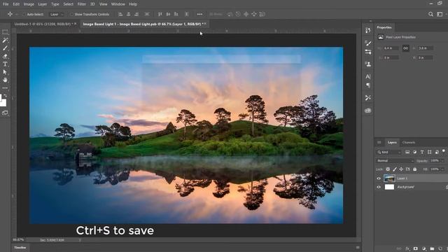 3D Reflective Chrome Text and Shadow on water | Photoshop Tutorial смотреть онлайн