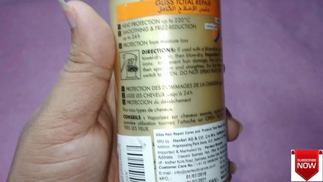 Best & Affordable Heat Protection Spray |#lavandisproductreview #Schwarzkop