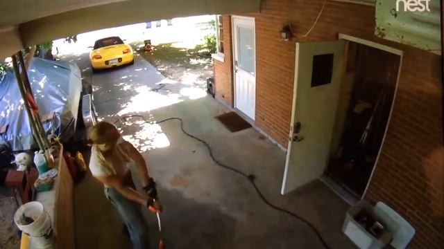 There, I fixed it. The end of the weed whacker. смотреть онлайн