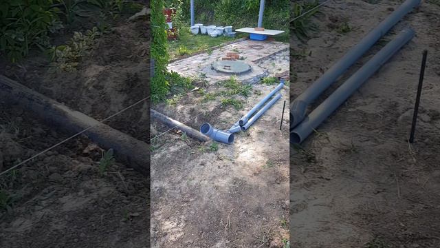 Наконец то начинаем делать канализацию. смотреть онлайн