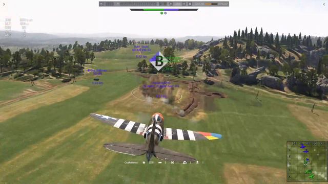 War Thunder - P-47 Ground Forces Carpathians смотреть онлайн