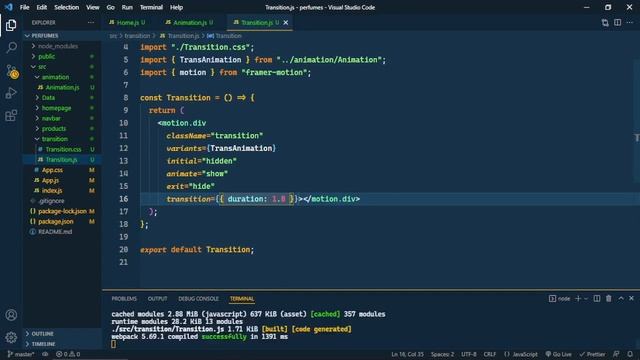 page transition in react js with framer motiion смотреть онлайн