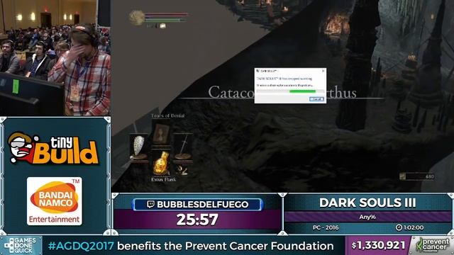 Dark Souls III by bubblesdelfuego in 58:50 - Awesome Games Done Quick 2017 - Part 171 смотреть онлайн