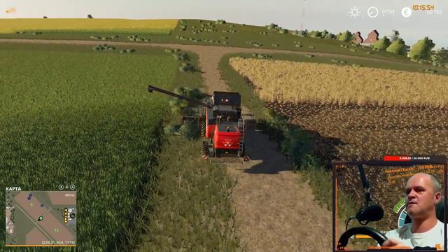 Farming Simulator 19 - Колхоз "Радость Коммунизма" - Сбор урожая! смотреть онлайн