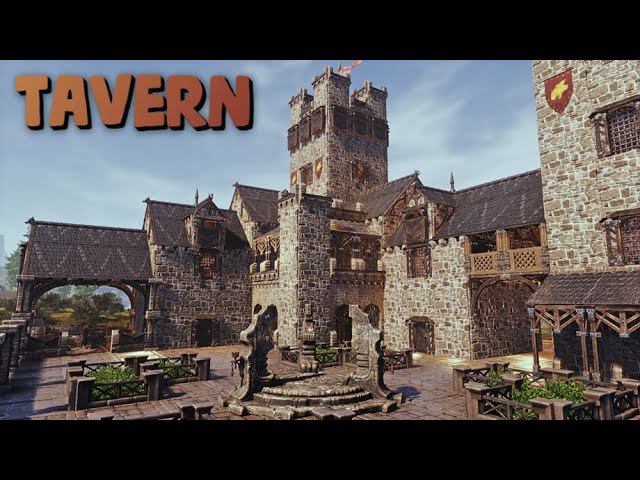 How To Build A Base With A Tavern [ timelapse ] - Conan Exiles Age of War смотреть онлайн