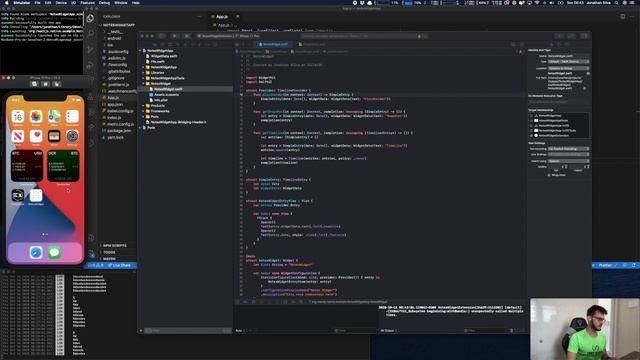 Como criar Widgets do iOS 14 com React Native смотреть онлайн