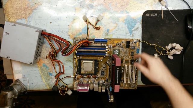 Пайка планарных микросхем замена мульти контроллера "на коленке" + блок питания смотреть онлайн