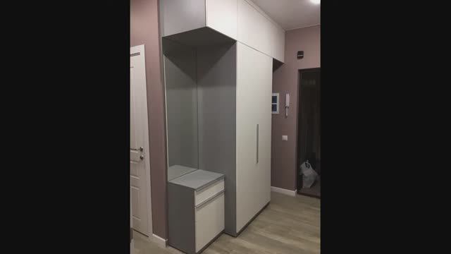 Шкаф в прихожую ЛДСП EGGER смотреть онлайн