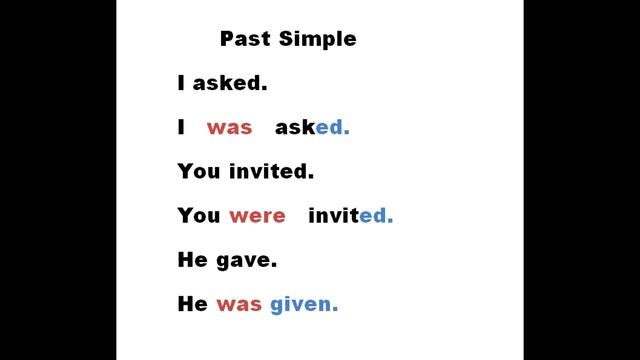 Passive Voice.   5- 6 класс. ( Страдательный залог в английском)