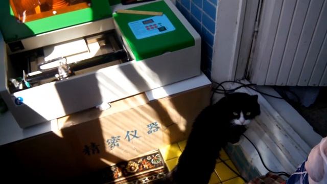 Вырезаем лазером для гравировки- фанеру. смотреть онлайн