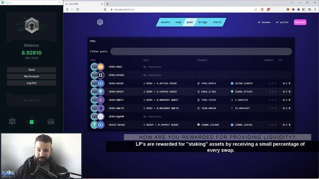 DERO DEX Tutorial - Swaps, Liquidity Pools & Ethereum Bridge смотреть онлайн