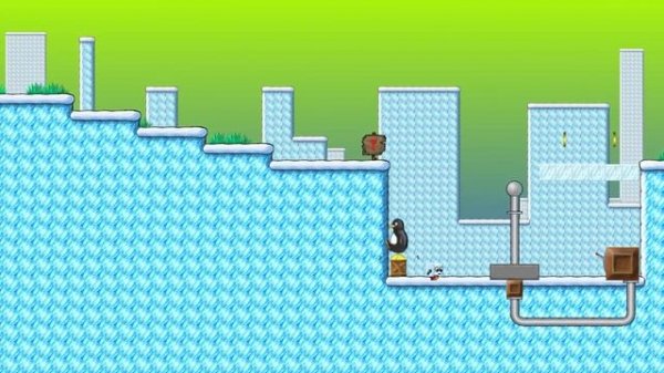 SuperTux (0.3.4git) on Linux [Native] (AMD Radeon Catalyst fglrx) open source free Mario