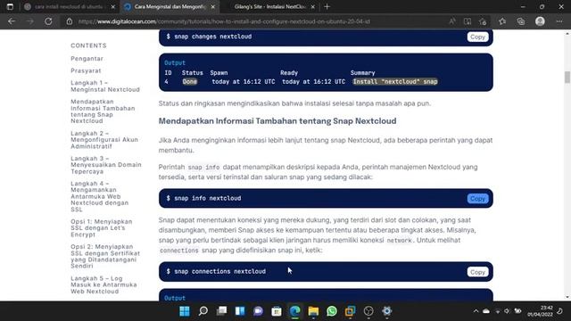 Cara Install Nextcloud Di Ubuntu Server 20.04 смотреть онлайн