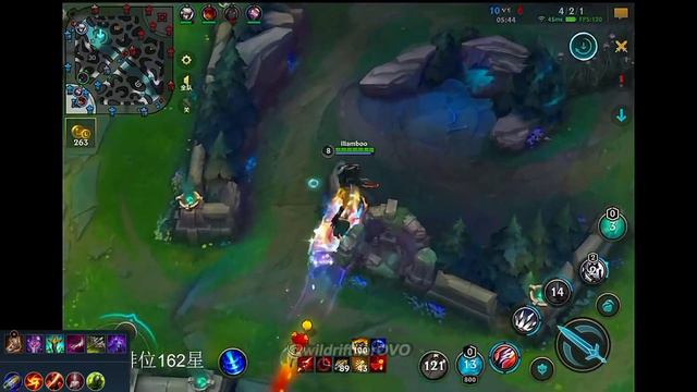 Wild Rift China Khazix Jungle - Server Top1 Player OVO Gameplay - Best Jungle - Build Runes смотреть онлайн