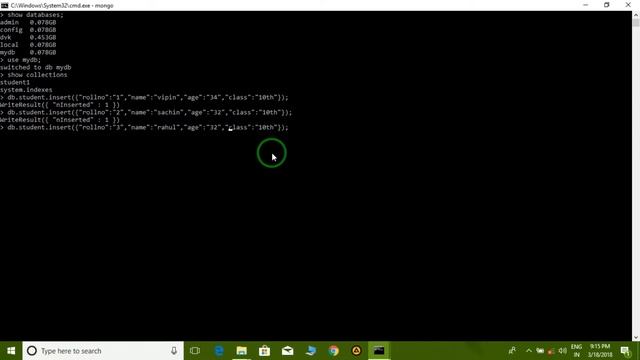Inserting Single and Multiple Documents in MongoDB Collections смотреть онлайн