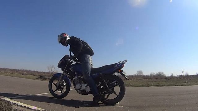 отжиг на холодном асфальте YBR 125 смотреть онлайн