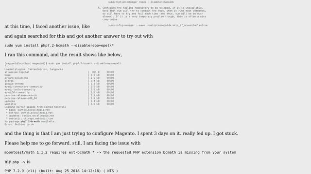 Magento: PHP Extension bcmath is missing in PHP Extensions Check смотреть онлайн