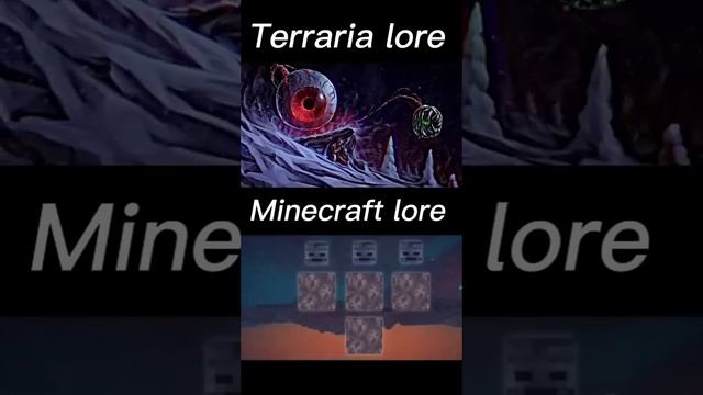 Terraria lore vs Minecraft lore смотреть онлайн