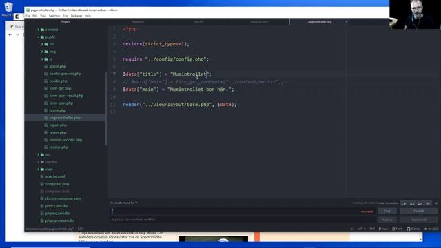 Extra PHP vecka 4: Grunden i katalogstrukturen och sidkontroller (10-11) смотреть онлайн