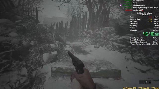 RE8 NG+ Glitchless Speedrun World Record [1:27:26] смотреть онлайн