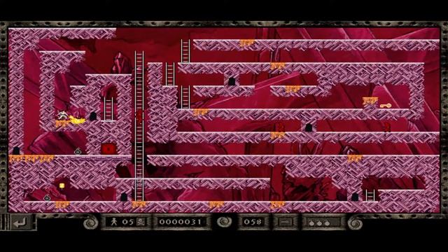 58. Lode Runner: The Legend Returns [Get to the Door] (Level 58) смотреть онлайн