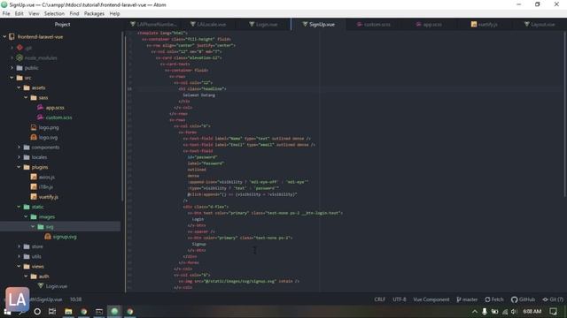 BINCANG CODING - MEMBUAT TAMPILAN SIGNUP SEPERTI GOOGLE DENGAN VUEJS + VUETIFYJS & BACKEND LARAVE смотреть онлайн