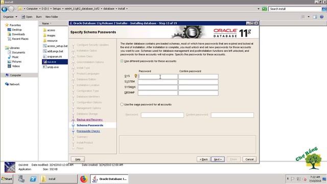 [chorong.vn] - Hướng dẫn cài đặt Oracle Database 11g Server Class смотреть онлайн