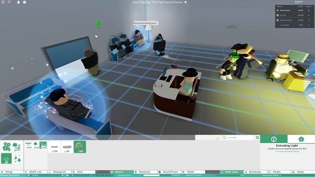 CURING CORONA VIRUS PATIENTS in ROBLOX TYCOON HOSPITAL смотреть онлайн