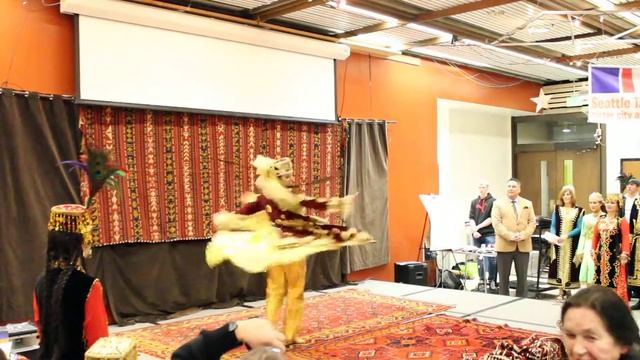 Seattle 2014.Celebration of Navruz. Bukhara dance. Mariya Jensikbayeva. смотреть онлайн