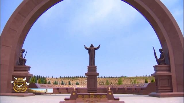 Мемориальный комплекс.  Ашхабад.  Туркменистан / Memorial Complex.  Ashgabat.  Turkmenistan