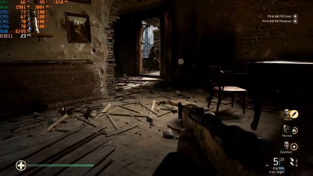 COD WW2 On Core 2 Quad q9400-8GB Ram-GT 1030 -Normal Settings смотреть онлайн