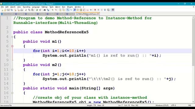 Java Method Reference using Instance Method with Runnable interface|| Method Reference in Java||#32 смотреть онлайн