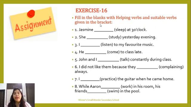 Winner's Small Wonder Sec. School | Class VI-X | English | Tenses Part 8 | e-learning смотреть онлайн