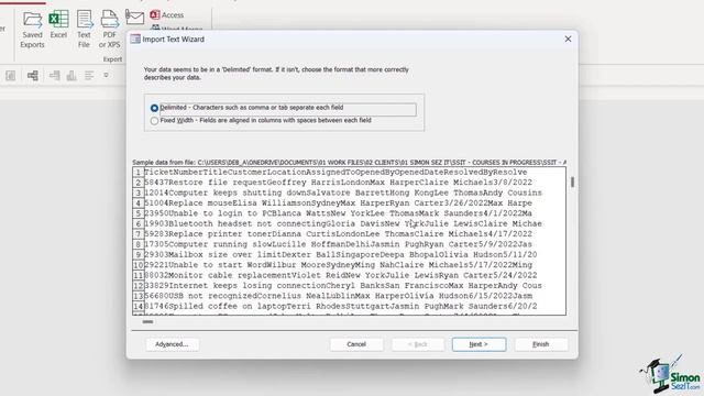 Importing Data from a Text File to Microsoft Access смотреть онлайн