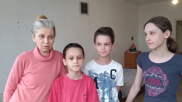 Благодарность Миссии от многодетной семьи за помощь в сложные времена.