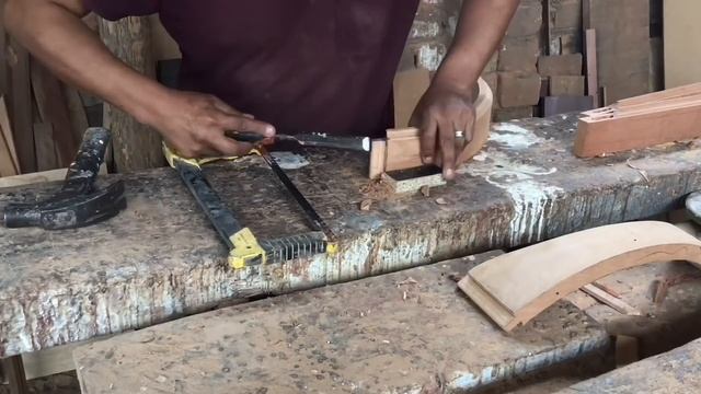 PUERTA EN CURVA en madera de Cedro (Soy Carpintero) смотреть онлайн