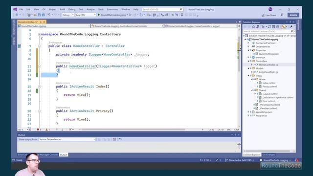 .NET logging: Setup, configure and write a log with ILogger (uses .NET Core) смотреть онлайн